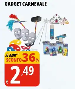 Tigros Gadget carnevale offerta