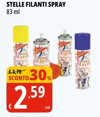 Tigros Stelle filanti spray offerta