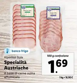 Lidl Alpenfest Style Specialità Austriache offerta