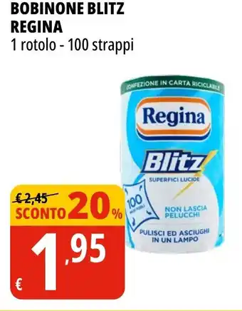 Tigros Bobinone blitz REGINA offerta