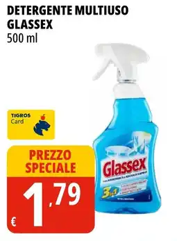 Tigros Detergente multiuso GLASSEX offerta