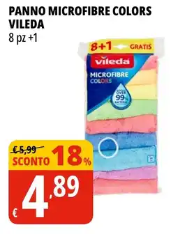 Tigros Panno microfibre colors VILEDA offerta