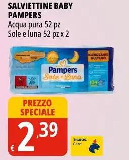 Tigros Salviettine baby PAMPERS offerta