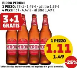 PENNY Birra PERONI offerta