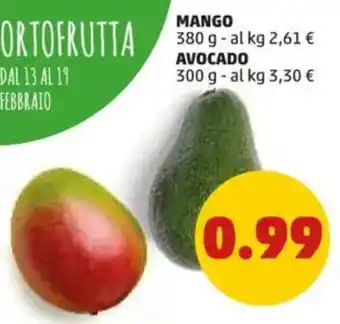 PENNY Mango, avocado offerta