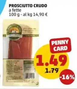 PENNY Prosciutto crudo a fette offerta