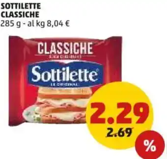 PENNY Sottilette classiche offerta