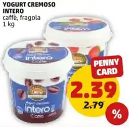 PENNY Yogurt cremoso intero caffè, fragola offerta