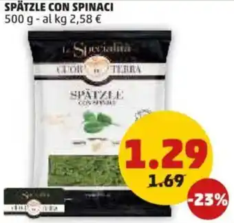 PENNY Spätzle con spinaci offerta