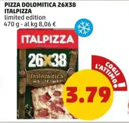 PENNY Pizza dolomitica 26x38 ITALPIZZA limited edition offerta