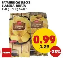 PENNY Patatine caserecce classica, rigata PENNY offerta