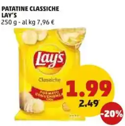 PENNY Patatine classiche LAY'S offerta