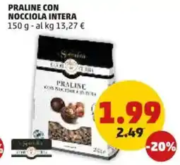 PENNY Praline con nocciola intera offerta