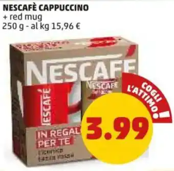 PENNY Nescafè cappuccino + red mug offerta