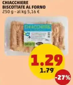 PENNY Chiacchiere biscottate al forno offerta