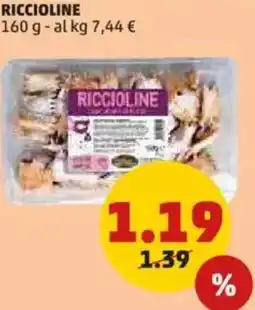 PENNY Riccioline offerta