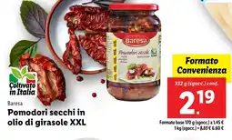 Lidl Baresa Pomodori secchi in olio di girasole XXL offerta