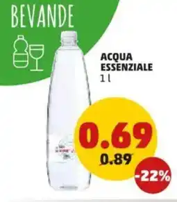 PENNY Acqua essenziale offerta