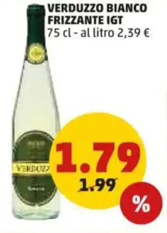 PENNY Verduzzo bianco frizzante igt offerta