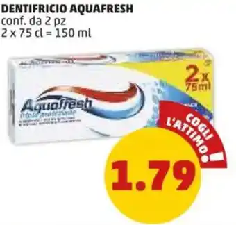 PENNY Dentifricio AQUAFRESH offerta