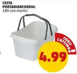 PENNY Cesta portabiancheria offerta