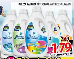 Il Genio Supermercato Brezza azzurra detersivo lavatrice 37 lavaggi offerta