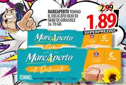 Il Genio Supermercato Mareaperto tonno il delicato olio di semi di girasole offerta