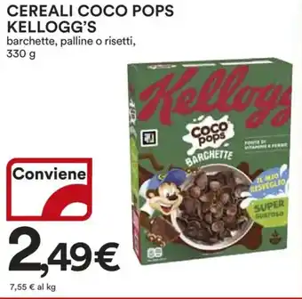 Ipercoop Cereali coco pops KELLOGG'S offerta