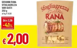 Famila GIOVANNI RANA sfogliagrezza offerta