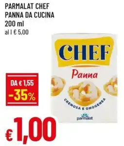 Famila Parmalat chef panna da cucina offerta