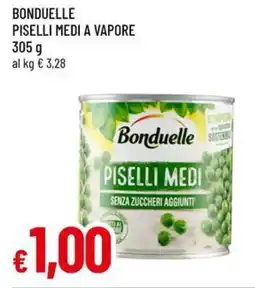 Famila BONDUELLE piselli medi a vapore offerta