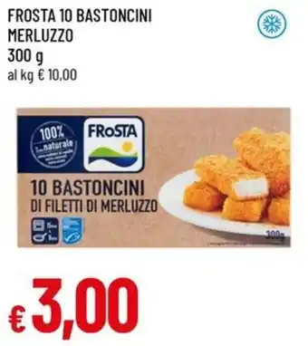 Famila FROSTA 10 bastoncini merluzzo offerta