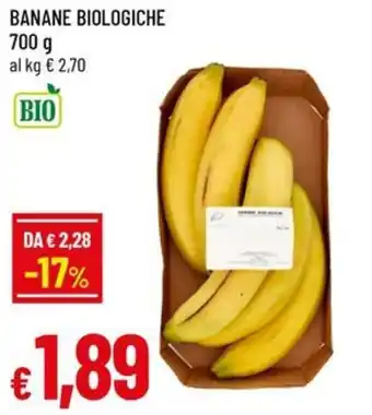 Famila Banane biologiche offerta