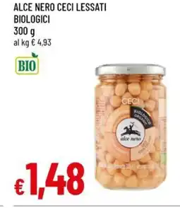 Famila ALCE NERO ceci lessati biologici offerta