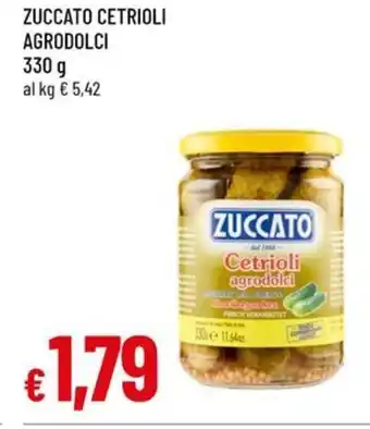 Famila Zuccato cetrioli agrodolci offerta