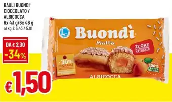 Famila BAULI Buondi' cioccolato / albicocca offerta