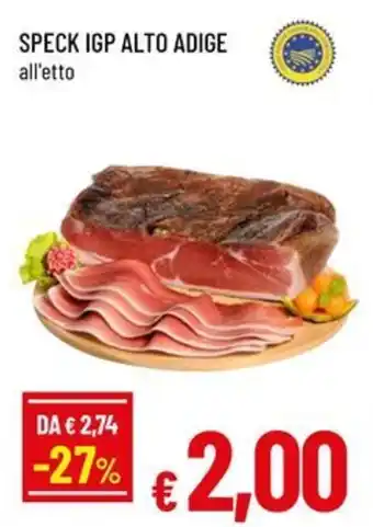 Famila Speck igp alto adige offerta