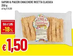 Famila SAPORI & PIACERI chiacchere ricetta classica offerta
