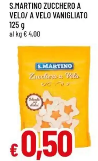 Famila S.MARTINO zucchero a velo/a velo vanigliato offerta