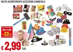 Famila Vasto assortimento accessori carnevale offerta