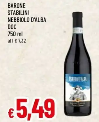 Famila Barone stabilini nebbiolo d'alba doc offerta