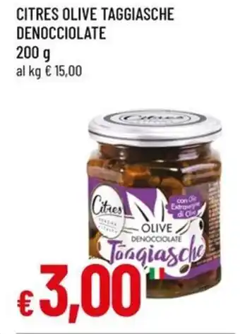 Famila CITRES olive taggiasche denocciolate offerta