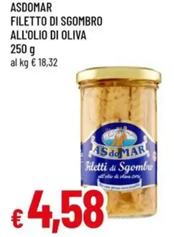 Famila AS DO MAR Filetto di sgombro all'olio di oliva offerta