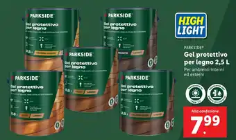 Lidl PARKSIDE Gel protettivo per legno offerta