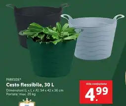 Lidl PARKSIDE Cesto flessibile offerta