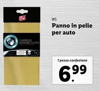 Lidl W5 Panno in pelle per auto offerta