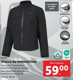 Lidl CRIVIT Giacca da motociclista offerta