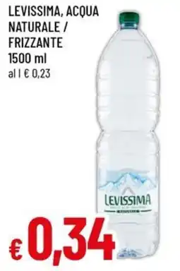 Famila LEVISSIMA, acqua naturale / frizzante offerta