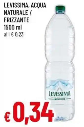 Famila LEVISSIMA, acqua naturale / frizzante offerta