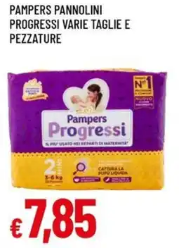 Famila PAMPERS Pannolini progressi varie taglie e pezzature offerta